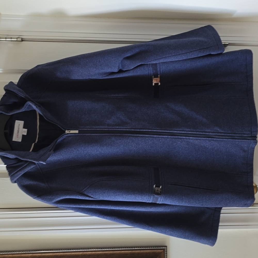 LIZ CLAIBORNE WOMEN'S PLUS BEAUTIFUL "DENIM BLUE" HOODED WINTER COAT SIZE 2X